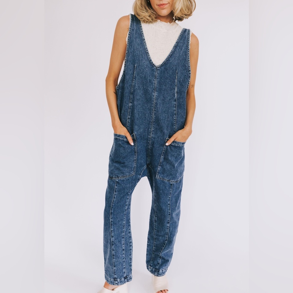 Free People High Roller Overalls